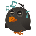 aves, la música, icono de Songbird