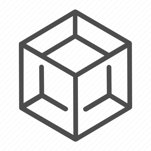 Cube, element, four, shape, geometry, grid, form icon - Download on Iconfinder