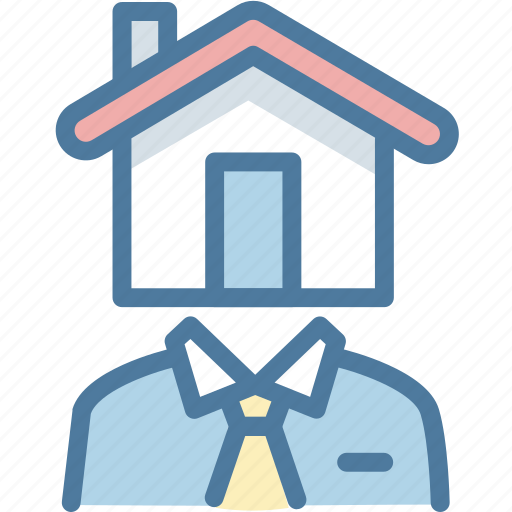 House, manager, owner, property, real estate icon - Download on Iconfinder