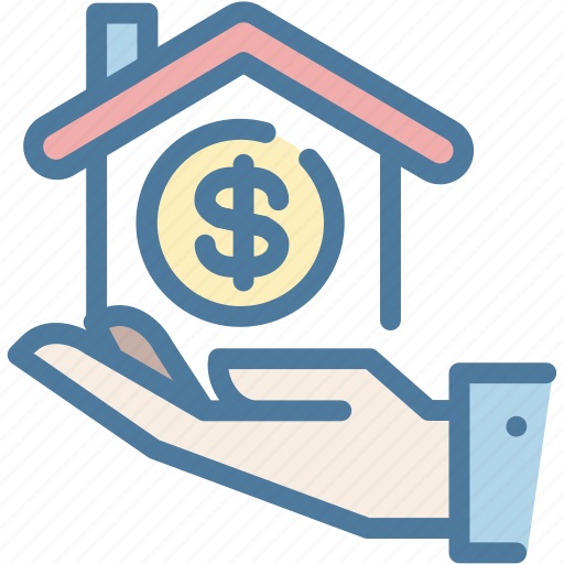 Hand, home loan, mortgage, price icon - Download on Iconfinder