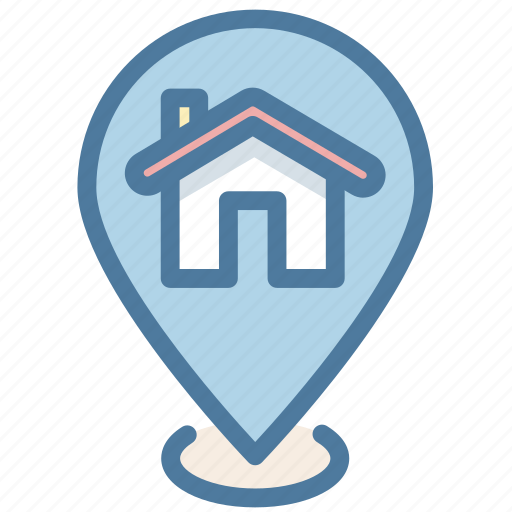Address, house, location, pin, property icon - Download on Iconfinder
