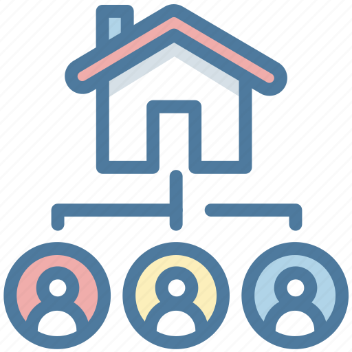Apartment, buildings, house, members, real estate icon - Download on Iconfinder
