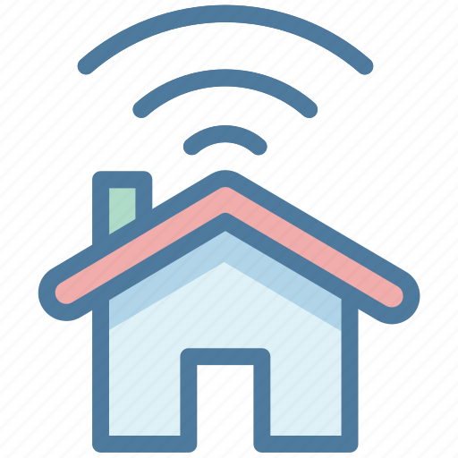 House, smart, wifi, wireless icon - Download on Iconfinder