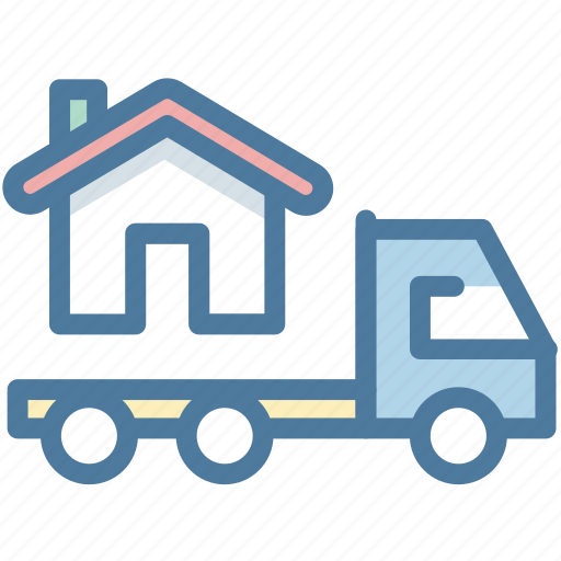 Delivery, home, moving, relocation, transport, transportation, truck icon - Download on Iconfinder
