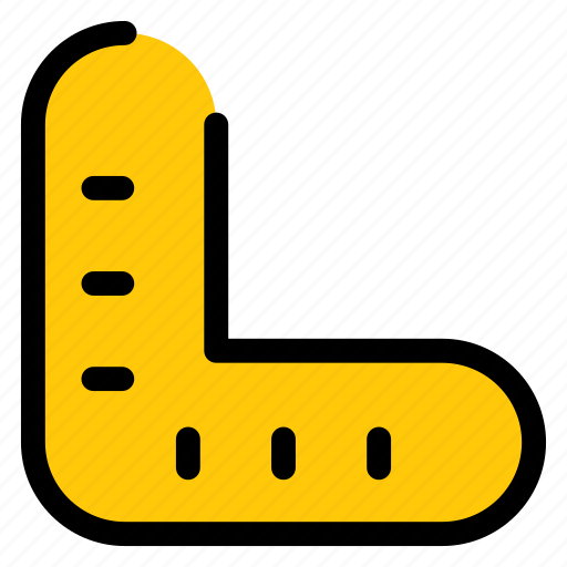 Ruler, tool, scale, pencil, measure, education, measurement icon - Download on Iconfinder
