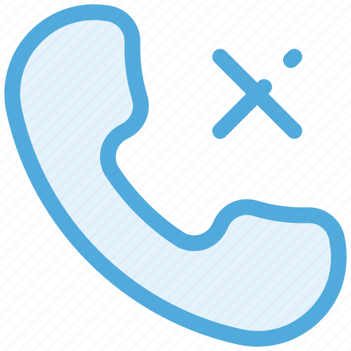 Call reject, phone, no-call, stop-call, call-prohibition, no-telecommunication, miss-call icon - Download on Iconfinder