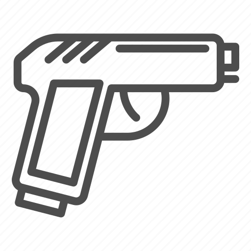 Pistol, gun, weapon, army, handgun, military, clip icon - Download on Iconfinder