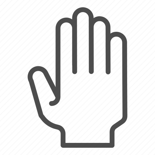 Five, finger, gesture, hand, up, arm, greeting icon - Download on Iconfinder