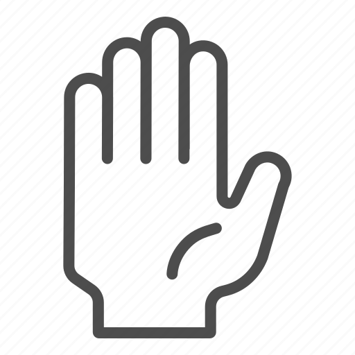 Five, hi, hand, human, gesture, greeting, hello icon - Download on Iconfinder