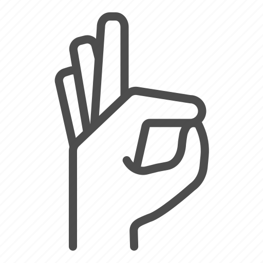 Hand, gesture, okay, finger, good, positive, yes icon - Download on Iconfinder