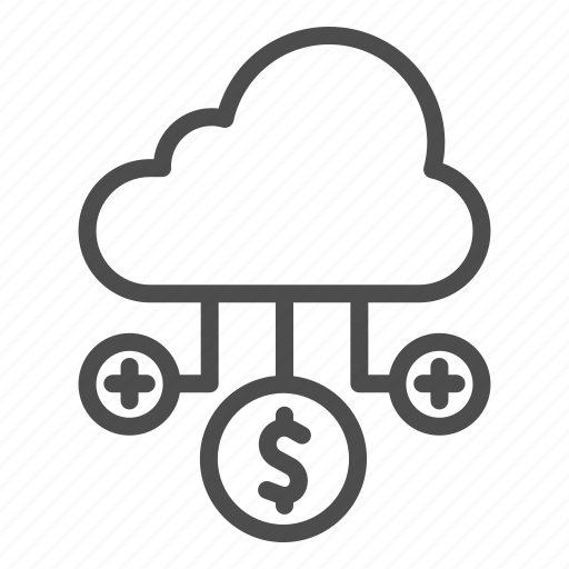 Cloud, money, dollar, finance, wealth, sky, coin icon - Download on Iconfinder