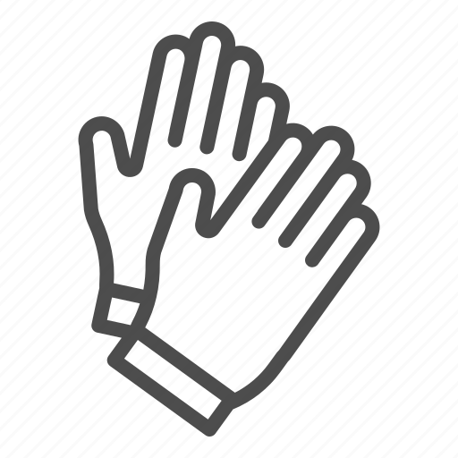 Garden, glove, hand, finger, latex, protective, rubber icon - Download on Iconfinder