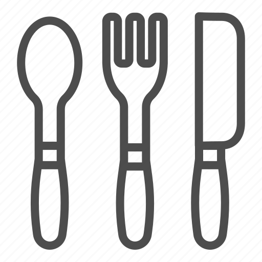 Cutlery, fork, cooking, dinner, eat, kitchen, knife icon - Download on Iconfinder