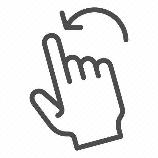 Action, arrow, drag, finger, flick, gesture, hand icon - Download on Iconfinder