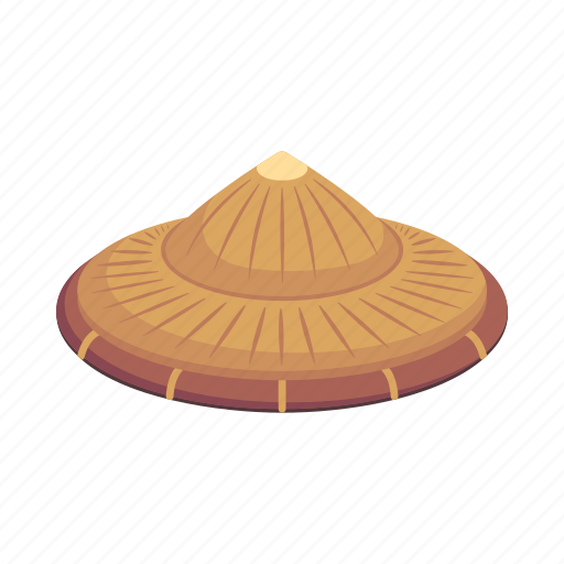 Bamboo cap, samurai hat, samurai cap, kasa, headwear icon - Download on Iconfinder