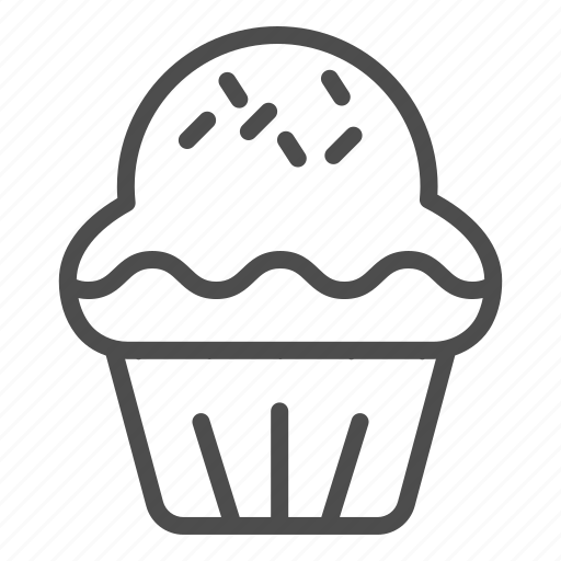Sweet, bakery, dessert, delicious, snack, muffin, cream icon - Download on Iconfinder