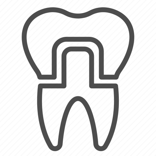 Tooth, dentist, care, medical, dentistry, implant, roots icon - Download on Iconfinder