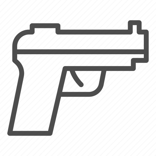 Steel, handgun, weapon, danger, gun, pistol, luger icon - Download on Iconfinder