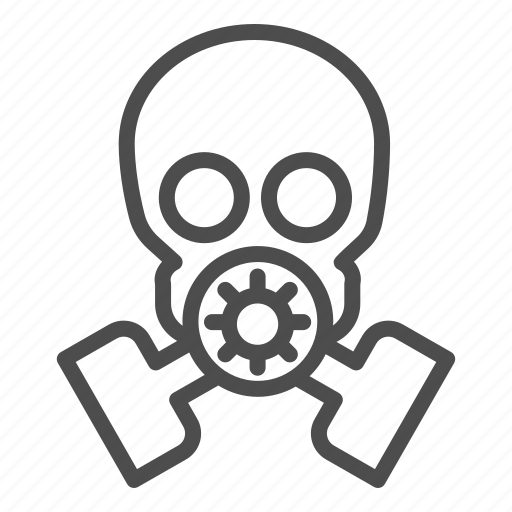 Chemical, protective, mask, military, suit, hazard, respirator icon - Download on Iconfinder