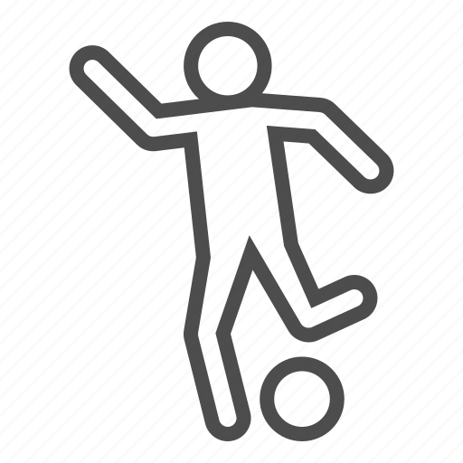 Sport, soccer, football, ball, human, footballer, player icon - Download on Iconfinder