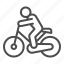 biking, wheel, exercise, sport, biker, speed, human, sportsman, bicycle 