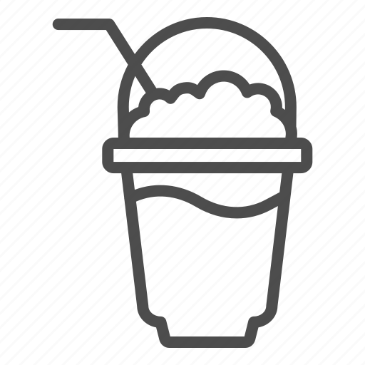 Cream, drink, cafe, beverage, paper, ice cream, cup icon - Download on Iconfinder