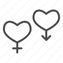 male, heart, human, love, arrow, valentine, romantic, gender, female