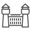law, house, guard, building, justice, jail, tower, fence, castle 