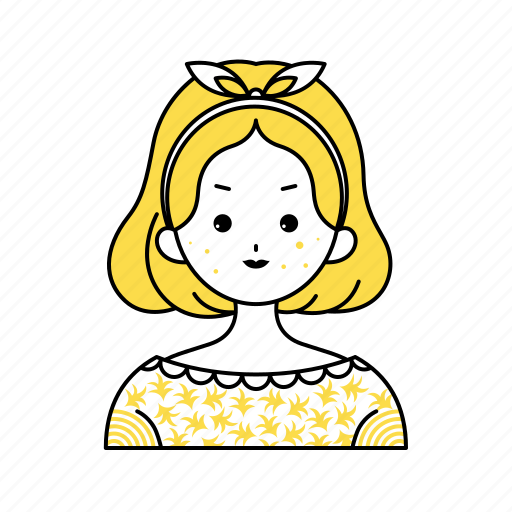 Girl, avatar, woman, people, person, female, face icon - Download on Iconfinder