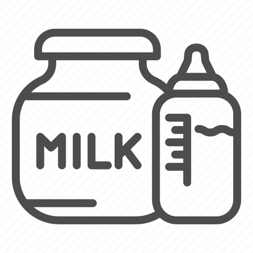 Baby, food, plastic, child, milk, bottle, jar icon - Download on Iconfinder