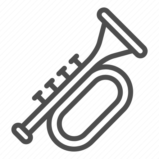 Music, trumpet, orchestra, musical, instrument, brass, wind icon - Download on Iconfinder