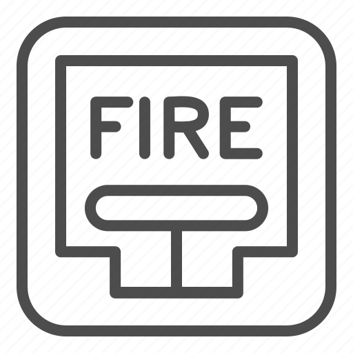 Fire, security, station, emergency, safety, button, panel icon - Download on Iconfinder