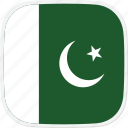 pakistan, flag, pk