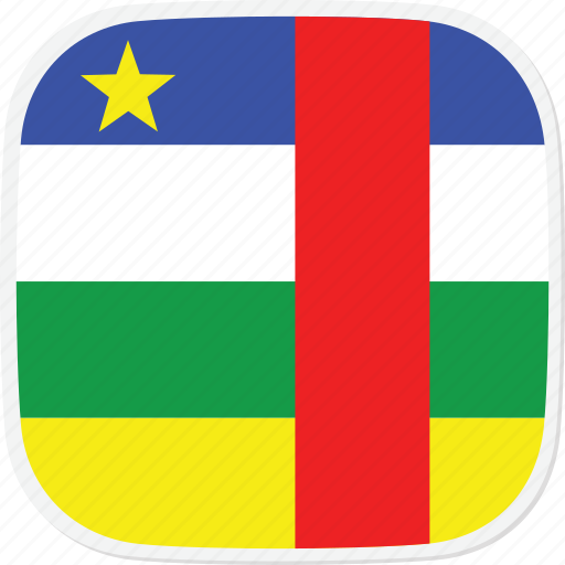 Republic, flag, central, cf, african icon - Download on Iconfinder