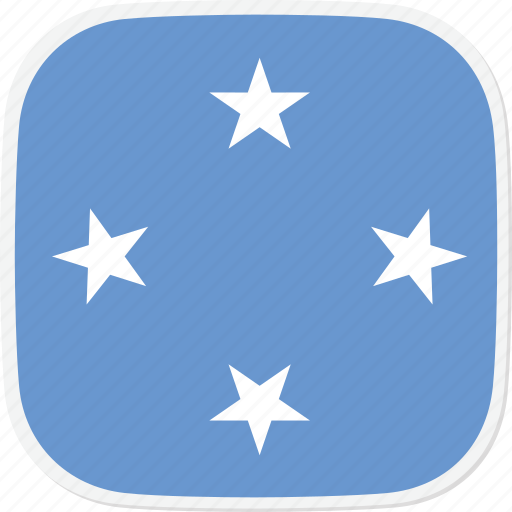 Of, state, micronesia, federated, flag, fm icon - Download on Iconfinder