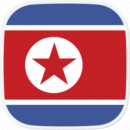 Flag, korea, north, kp icon - Download on Iconfinder