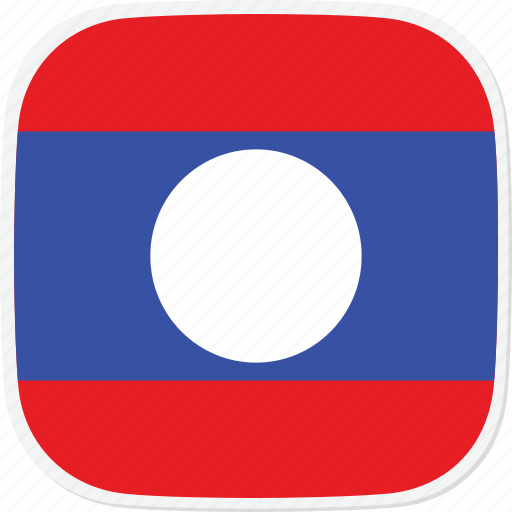 Flag, laos, la icon - Download on Iconfinder on Iconfinder