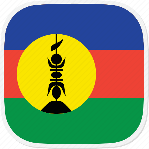 New, flag, caledonia, nc icon - Download on Iconfinder