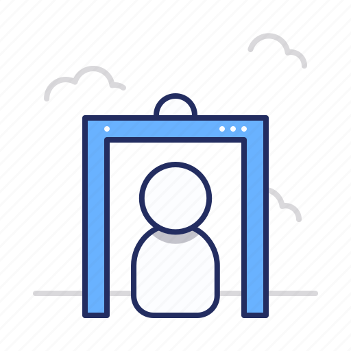 Airport, detector, metal detector icon - Download on Iconfinder