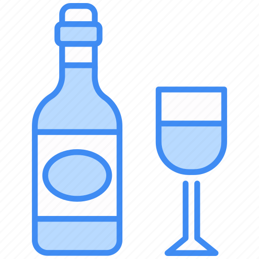 Wine bottle, alcohol, wine, drink, bottle, beverage, champagne icon - Download on Iconfinder