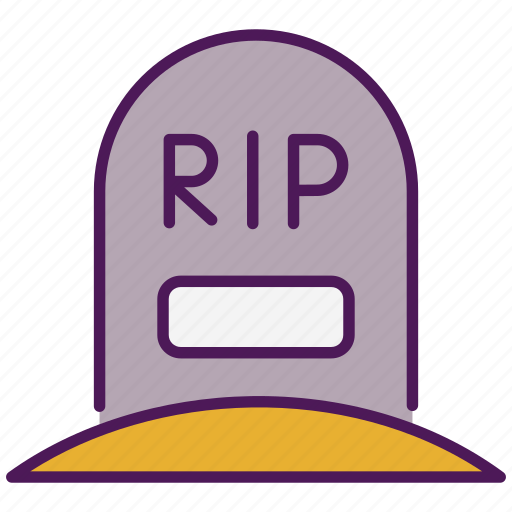 Rip, grave, death, halloween, graveyard, tombstone, cemetery icon - Download on Iconfinder