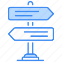 sign, arrow, direction, navigation, road, hand, right, arrows
