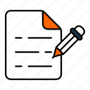 paper, pencil, paper pencil, document, write, paperwork, paper-drawing, writing, edit