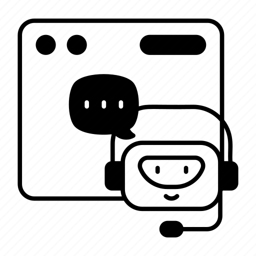 Virtual, assistant, virtual assistant, artificial-intelligence, technology, ai, robot-assistant icon - Download on Iconfinder