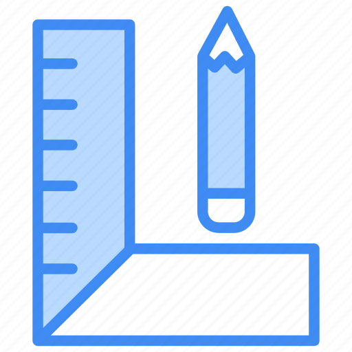 Measure, scale, ruler, tool, measurement, equipment, geometry icon - Download on Iconfinder