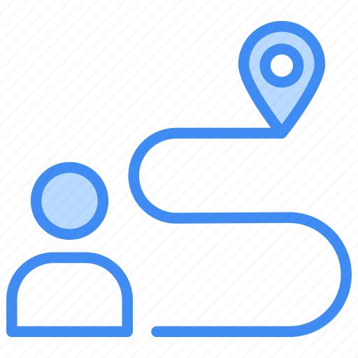Route, location, map, navigation, direction, gps, road icon - Download on Iconfinder