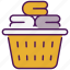 laundry basket, basket, laundry, clothes, washing, cleaning, laundry-bucket, wash, clothing 
