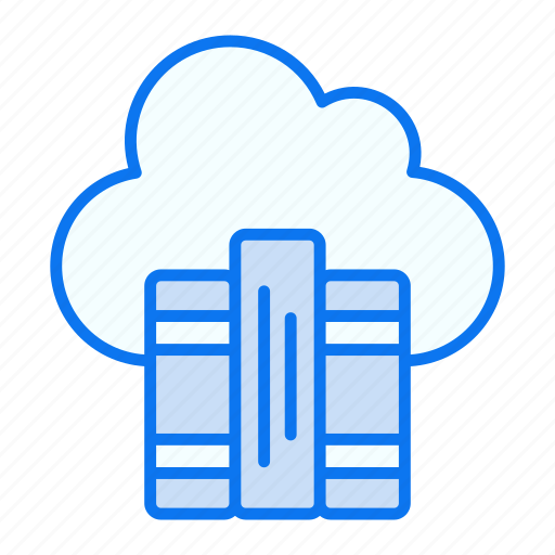 Cloud library, cloud-book, online-library, digital-library, elearning, online-education, learning icon - Download on Iconfinder