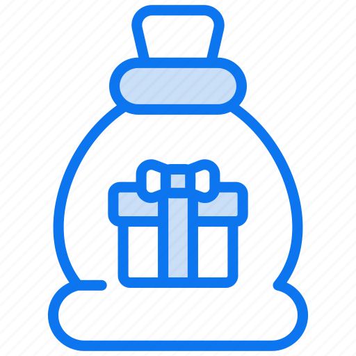 Gift bag, gift, bag, christmas, present, shopping-bag, xmas icon - Download on Iconfinder