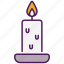 candle, light, decoration, celebration, flame, christmas, fire, cake, birthday 